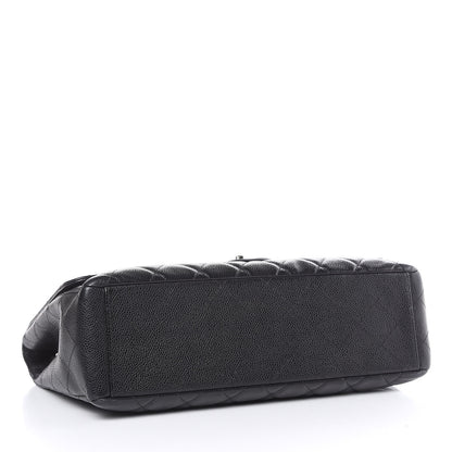 Chanel Caviar Quilted Maxi Single Flap Black 5 of 13