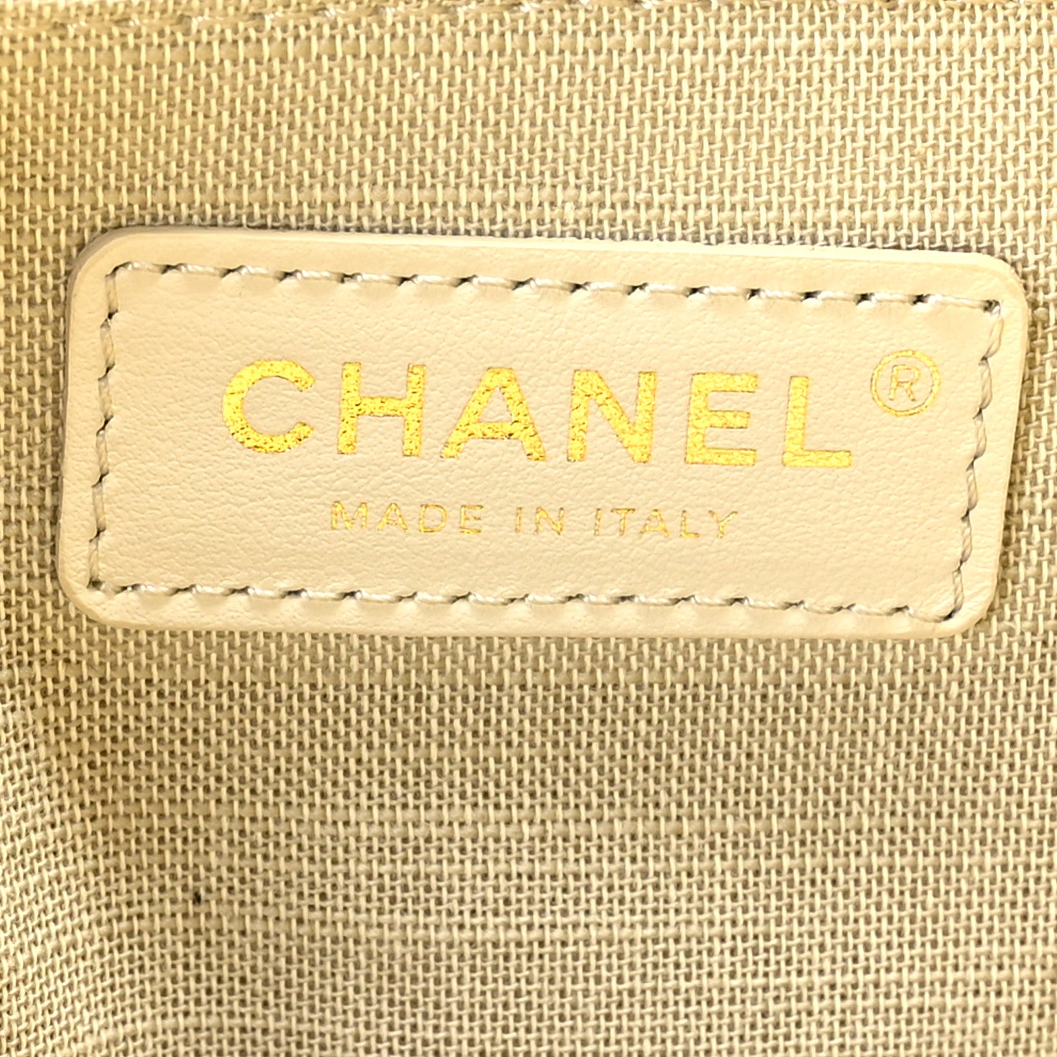 Chanel Mixed Fibers Small Deauville Tote Yellow 7 of 11