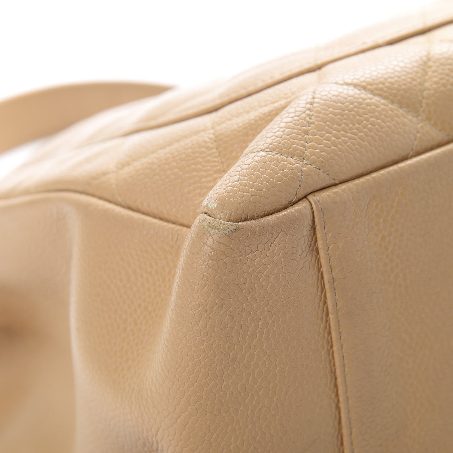 Chanel Caviar Quilted Grand Shopping Tote GST Beige 11 of 22