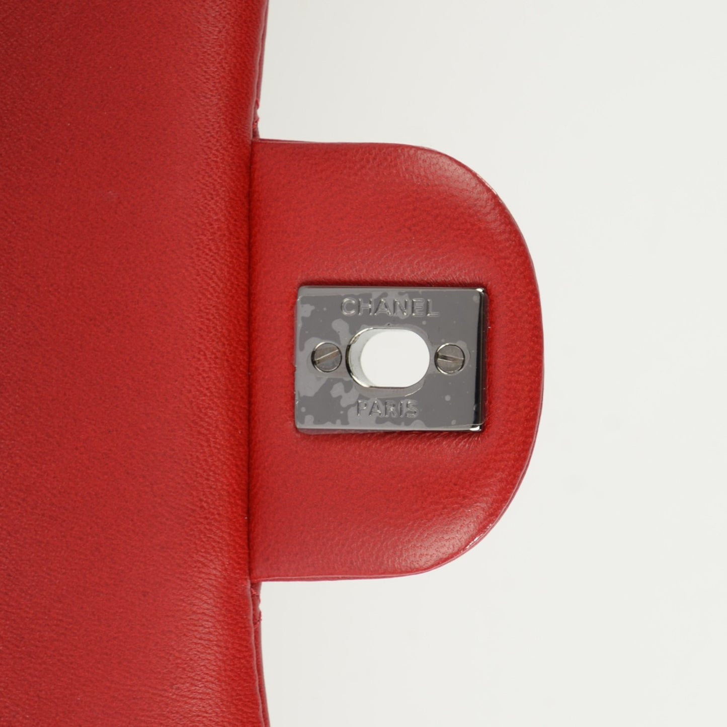 Lambskin Quilted Extra Mini Flap Red