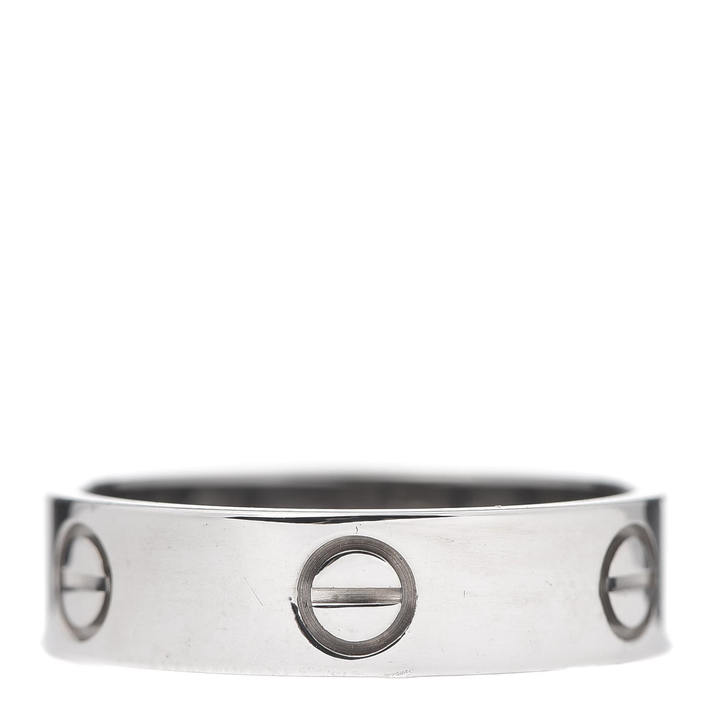 18K White Gold 5.5mm LOVE Ring 59 8.75