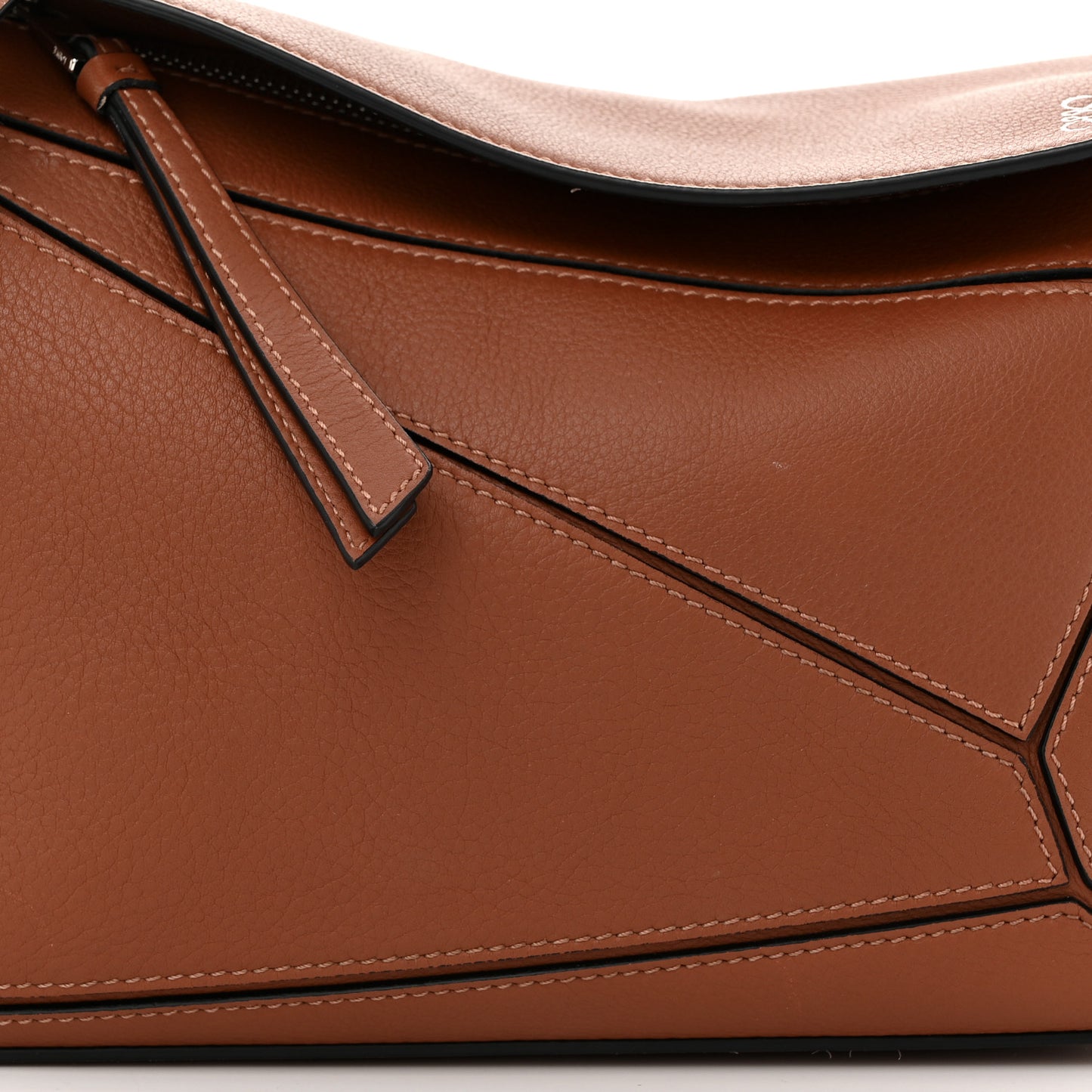 Calfskin Small Puzzle Bag Tan