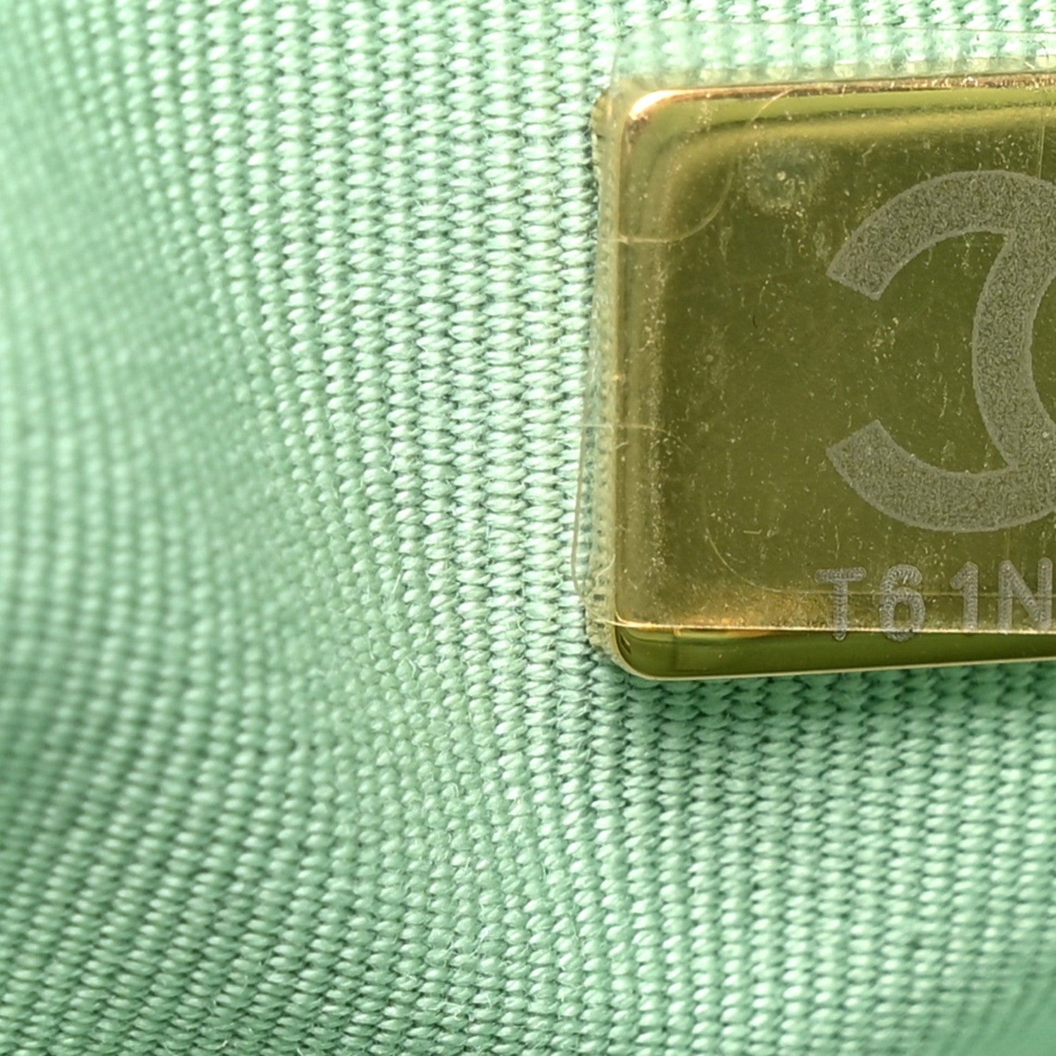 Chanel Shiny Lambskin Quilted Mini 31 Shopping Bag Light Green 7 of 11