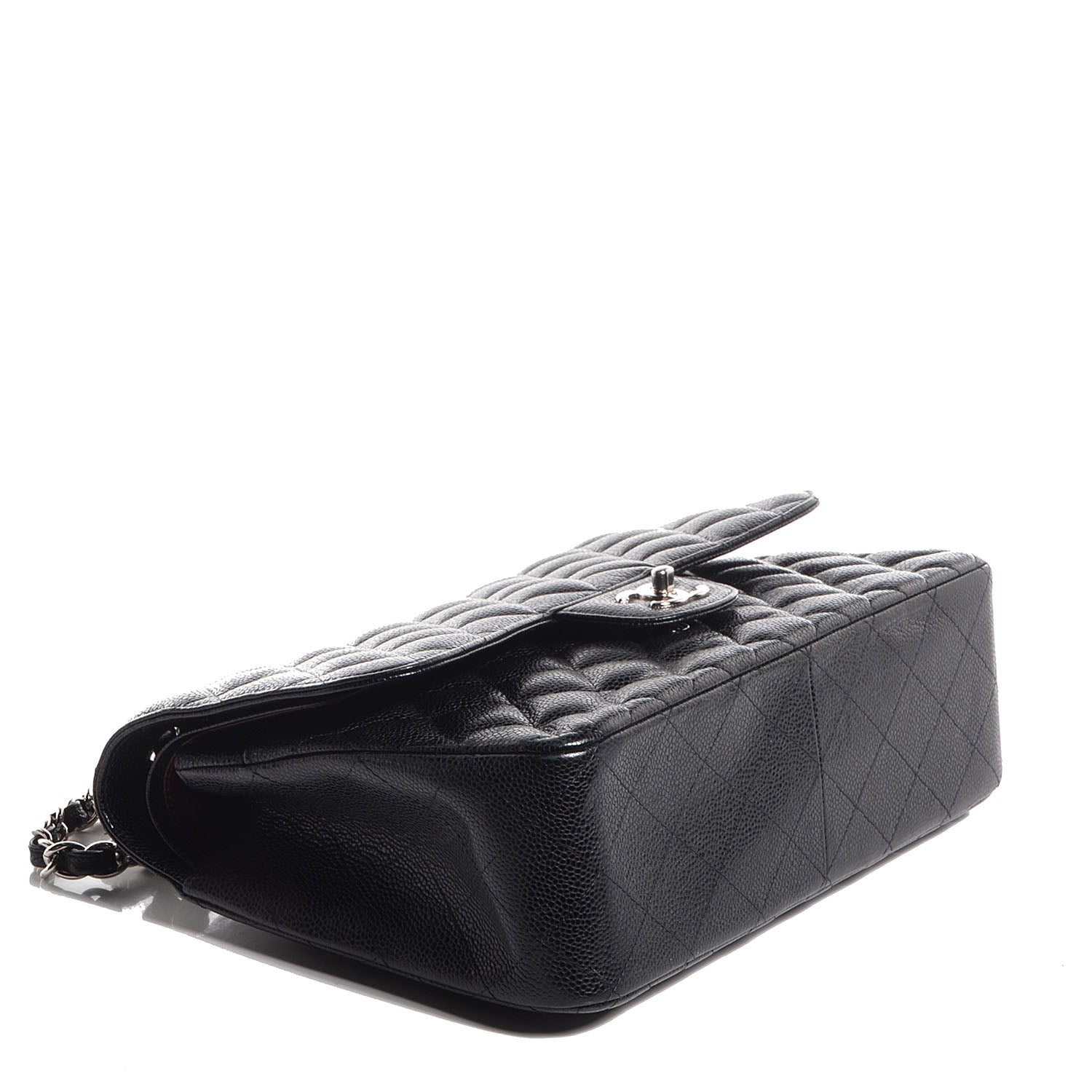 Chanel Caviar Quilted Jumbo Double Flap Black 4 of 7