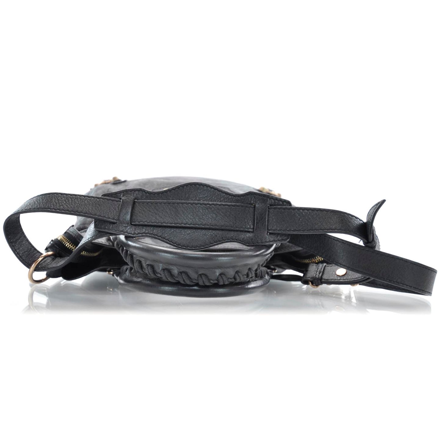 Agneau Giant 12 Rose Gold Hardware Town Black
