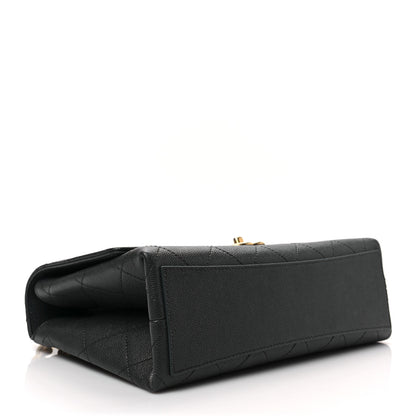 Chanel Caviar Quilted Bracelet On Chain Flap Dark Grey 4 of 8