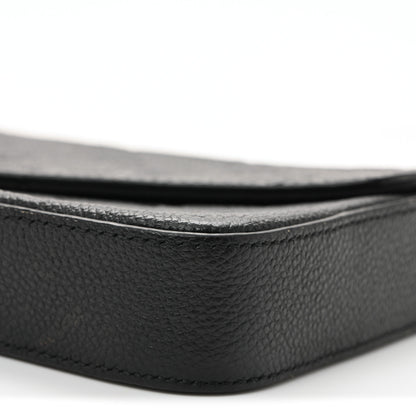 Louis Vuitton Empreinte Pochette Felicie Chain Wallet Black 10 of 11