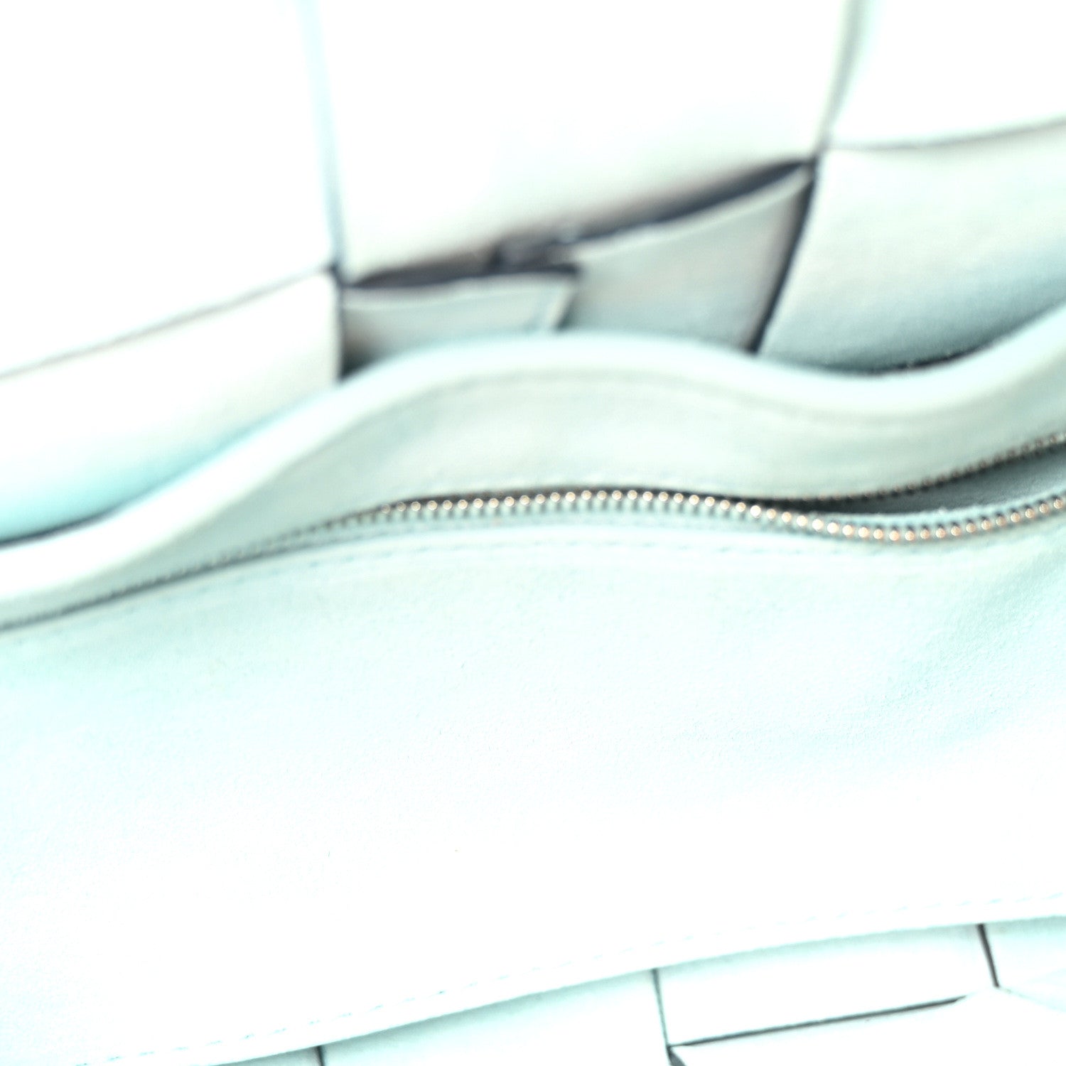 Bottega Veneta Lambskin Maxi Intreccio Small Cassette Crossbody Bag Ardoise Glacier 5 of 9