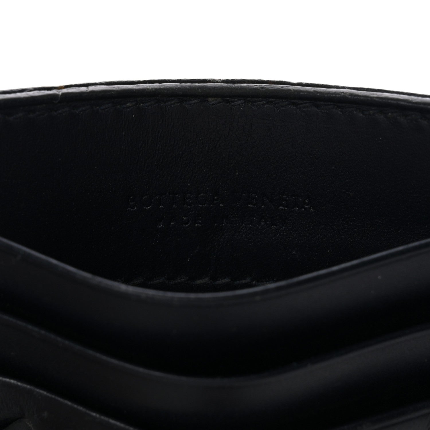 Bottega Veneta Nappa Intrecciato Card Holder Deep Blue 6 of 11
