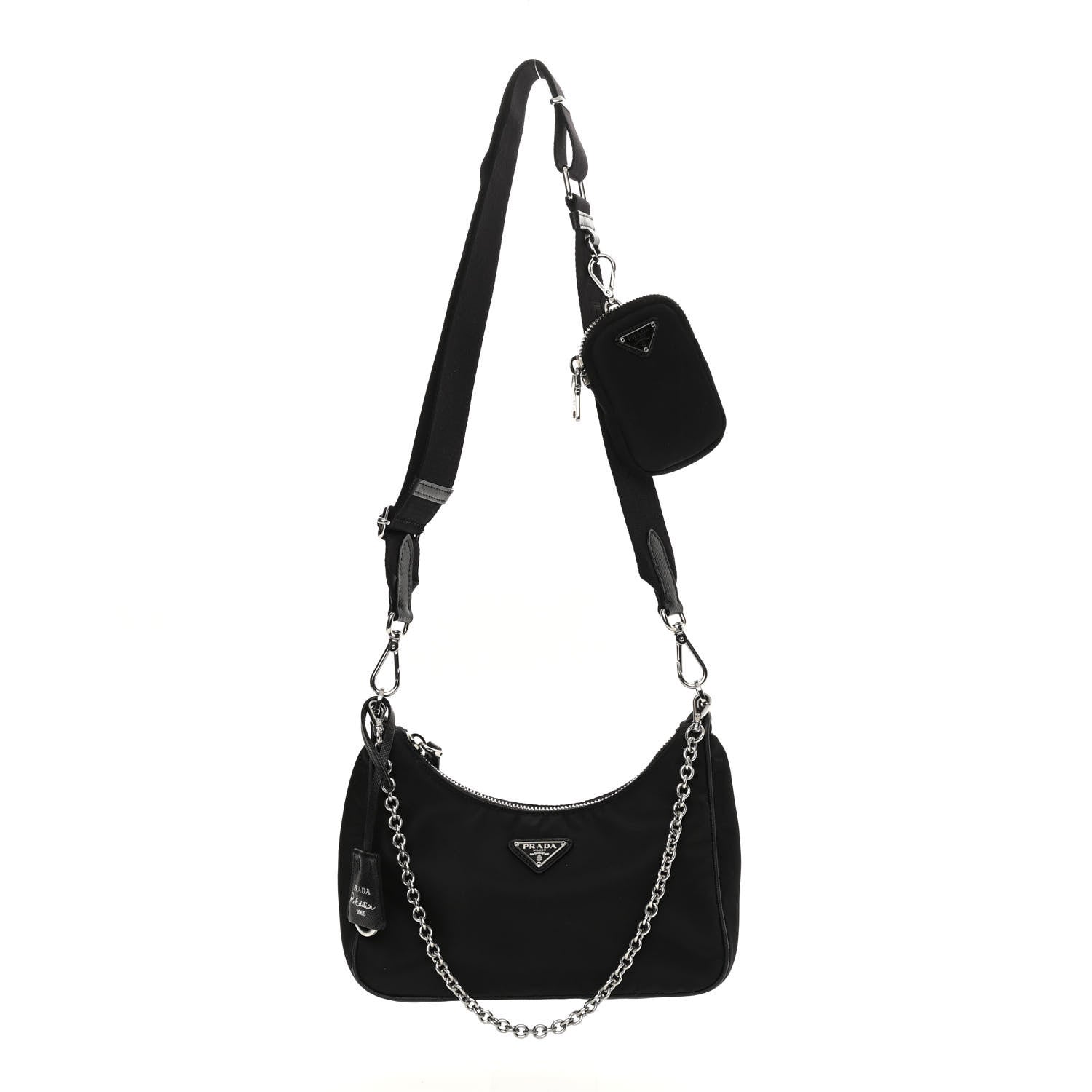Prada Nylon Re-Edition 2005 Shoulder Bag Black 1 of 11