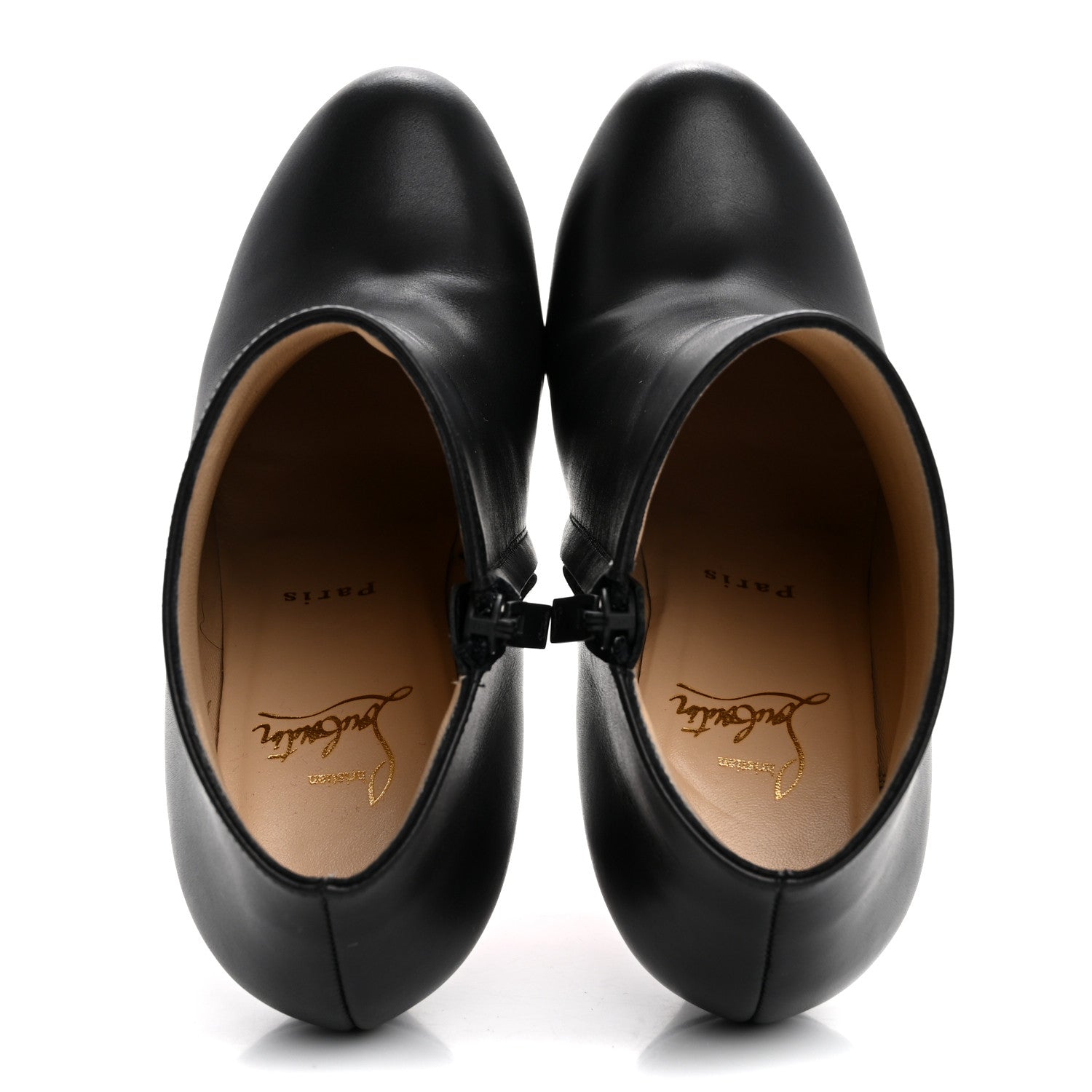 Christian Louboutin Calfskin Belle 100 Ankle Boots 37 Black 2 of 12