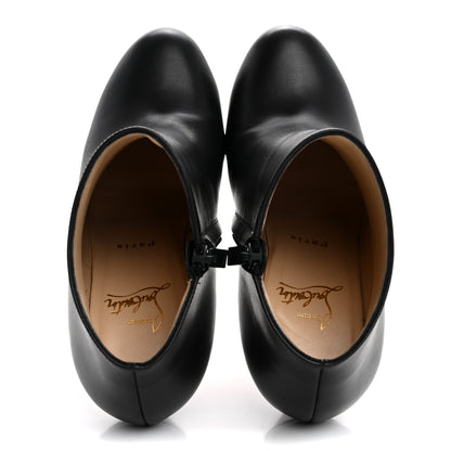 Christian Louboutin Calfskin Belle 100 Ankle Boots 37 Black 2 of 12