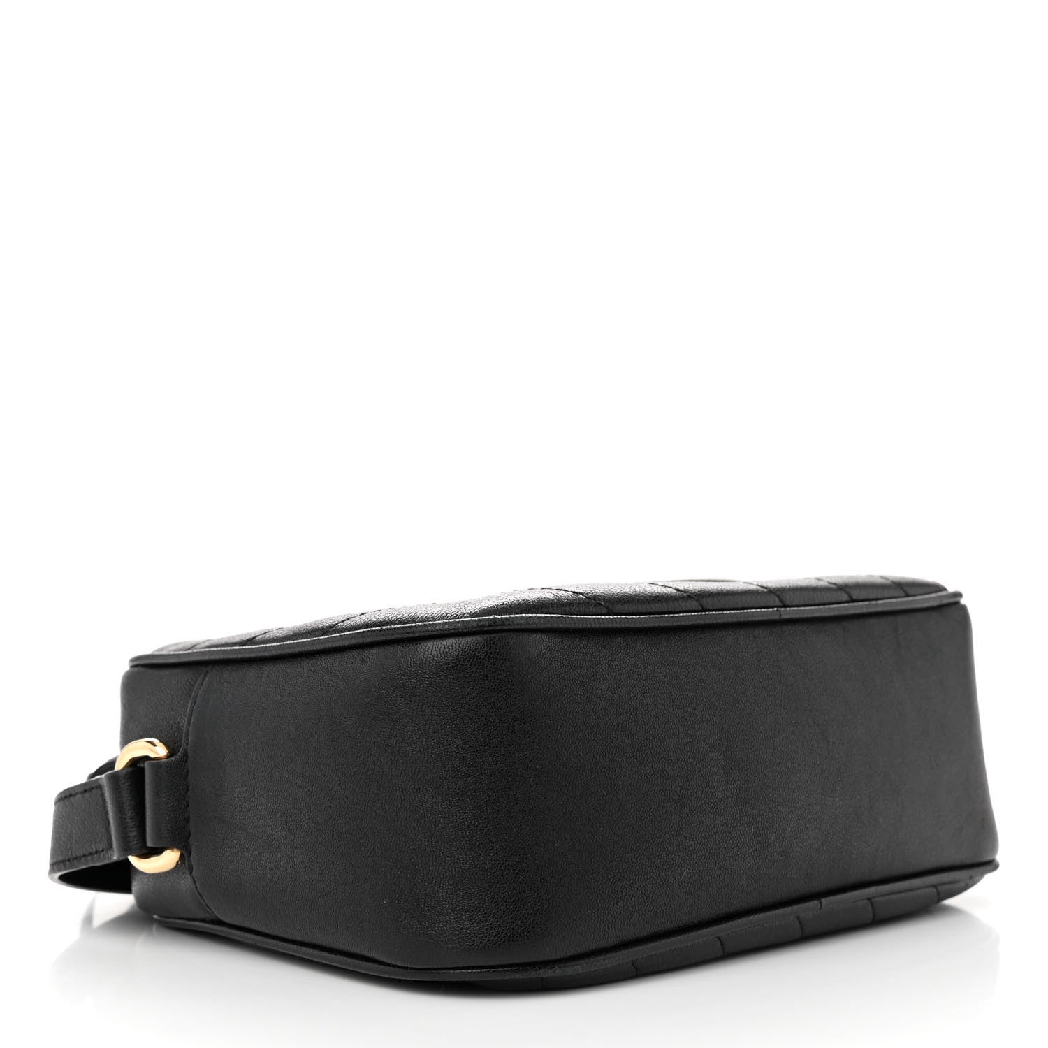 Gucci Sakai Be Green Calfskin Diagonal Stitched Small Blondie Shoulder Bag Black 4 of 13