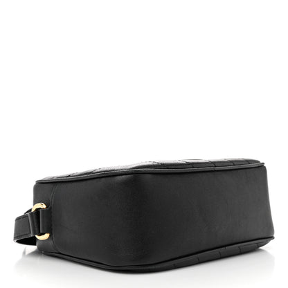 Gucci Sakai Be Green Calfskin Diagonal Stitched Small Blondie Shoulder Bag Black 4 of 13