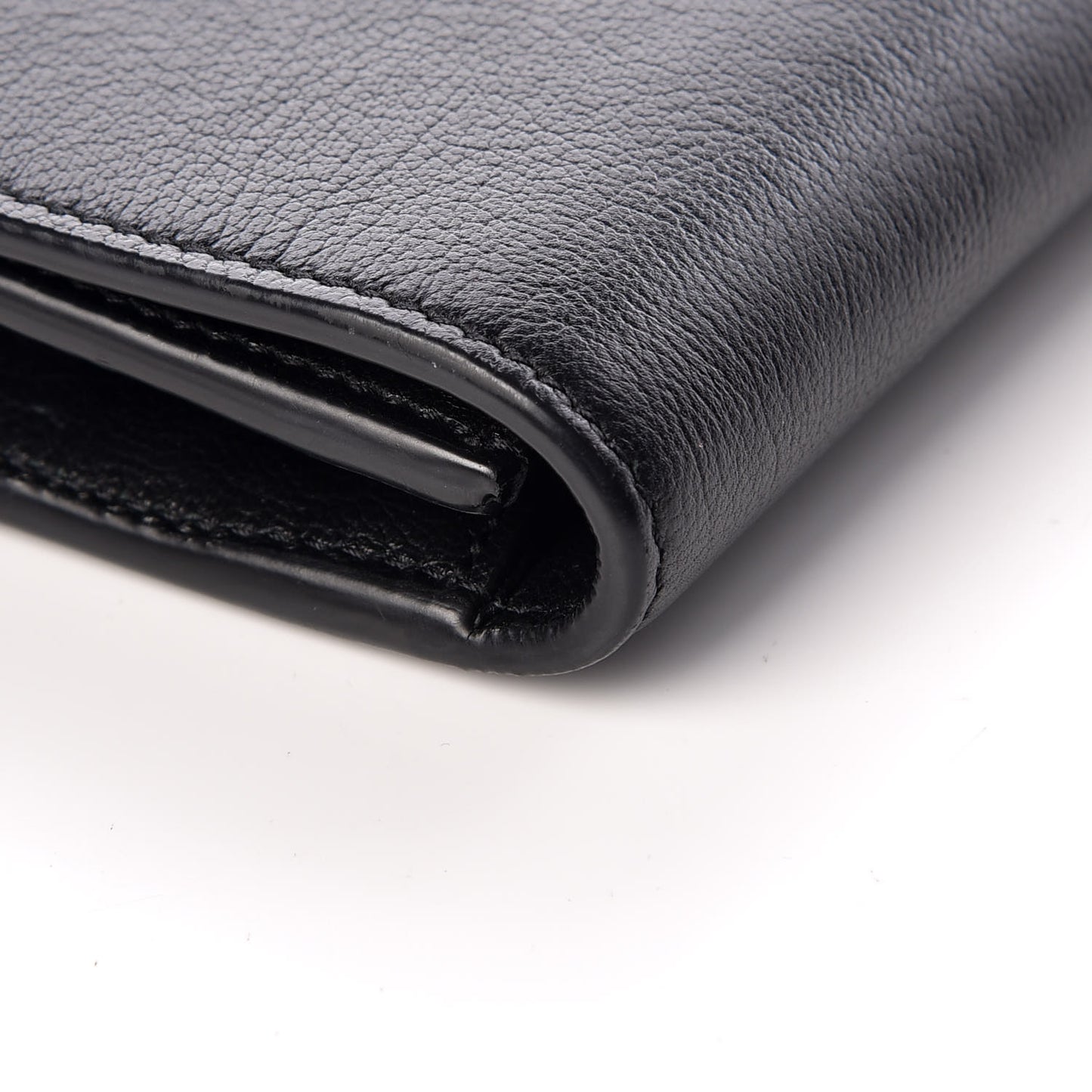 Calfskin Monogram Large Belle De Jour Clutch Black