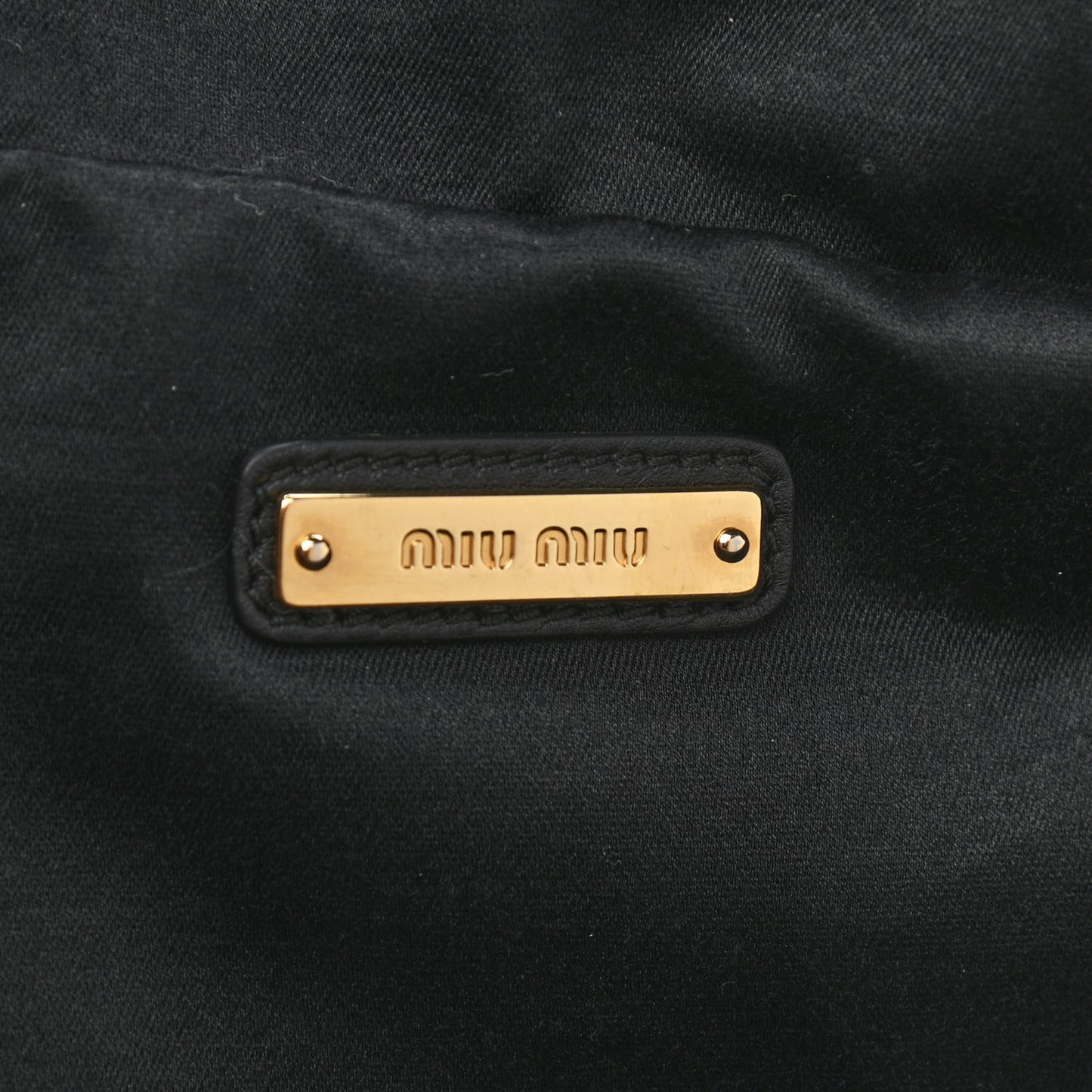 Velvet Matelasse Belt Bag Black