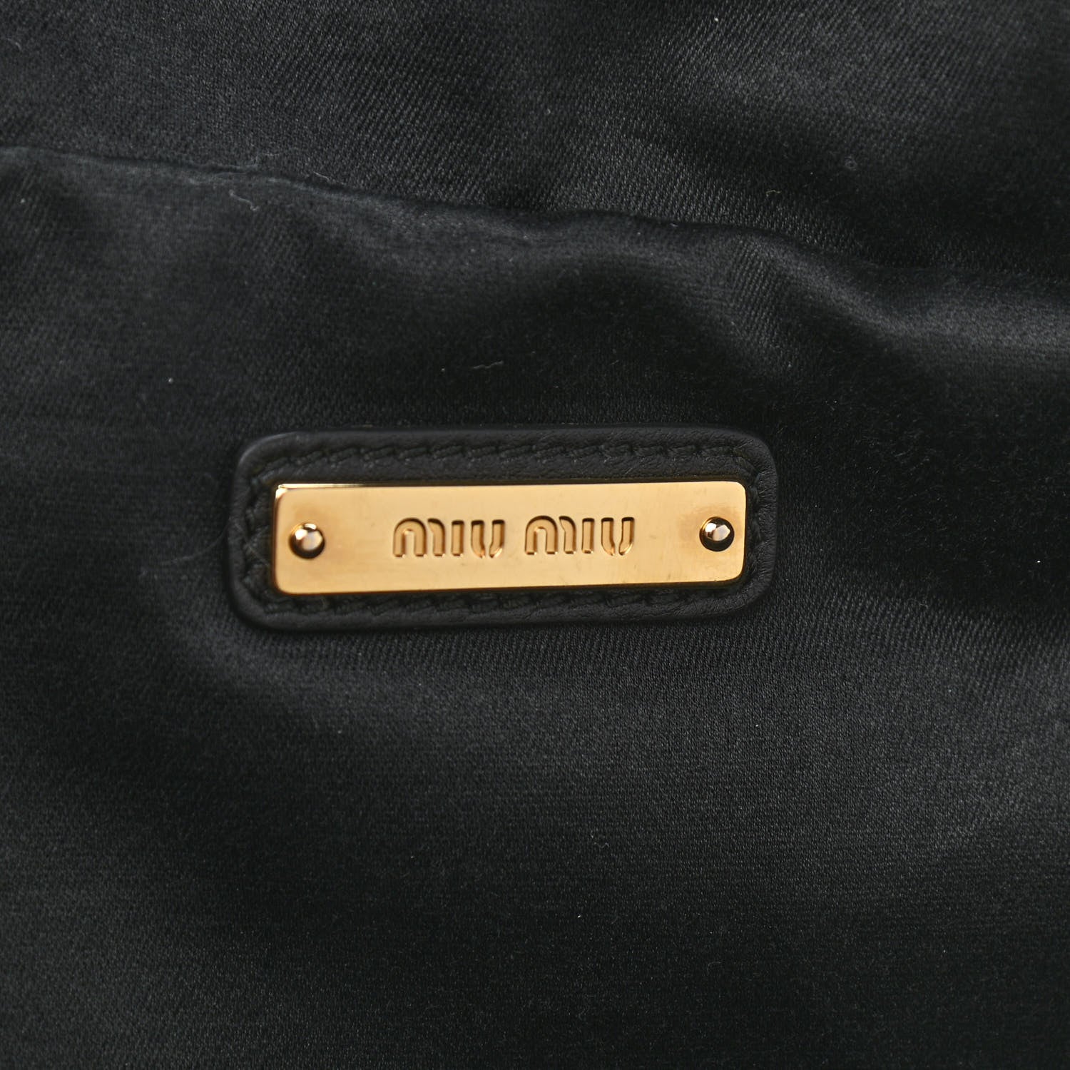 Miu Miu Velvet Matelasse Belt Bag Black 5 of 12