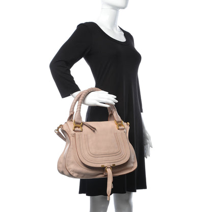 Chloe Calfskin Medium Marcie Satchel Nude Pink 3 of 13