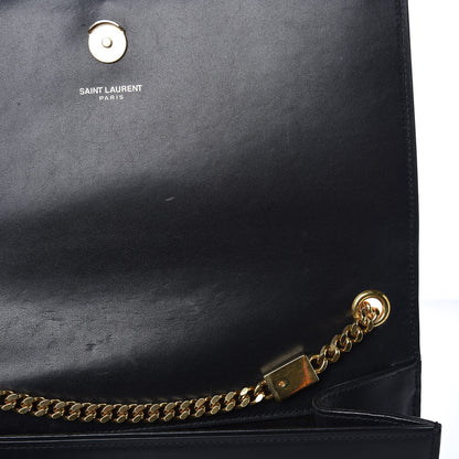 Saint Laurent Smooth Calfskin Medium Classic Monogram Kate Tassel Satchel Black 13 of 15