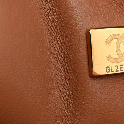 Chanel Lambskin Quilted Medium Double Flap Brown 6 of 10