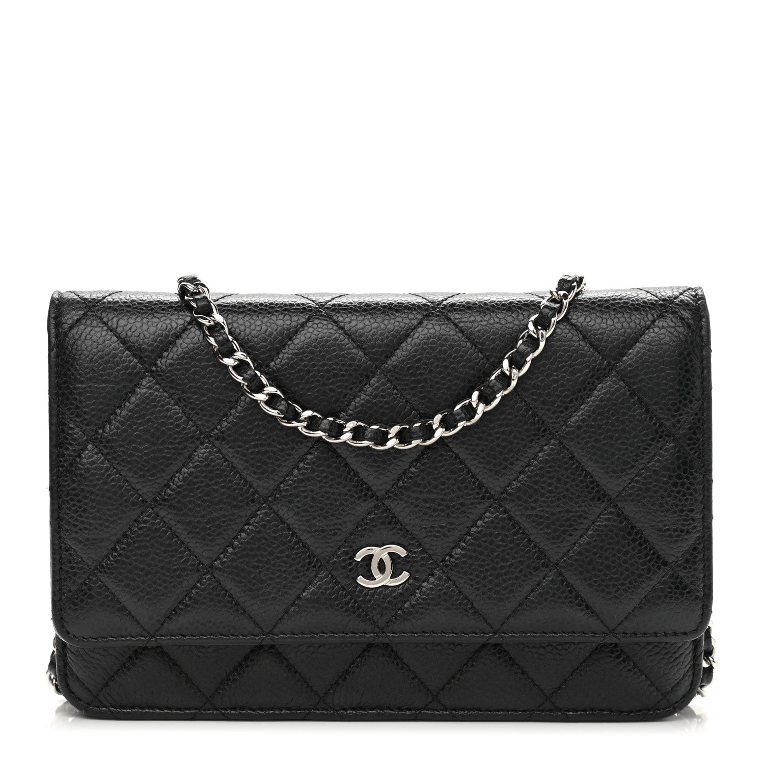 Chanel Caviar Quilted Wallet On Chain WOC Black 1 of 13