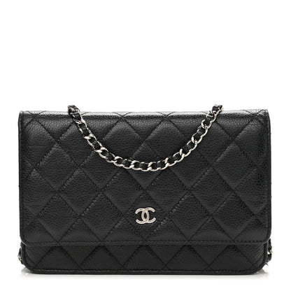 Chanel Caviar Quilted Wallet On Chain WOC Black 1 of 13