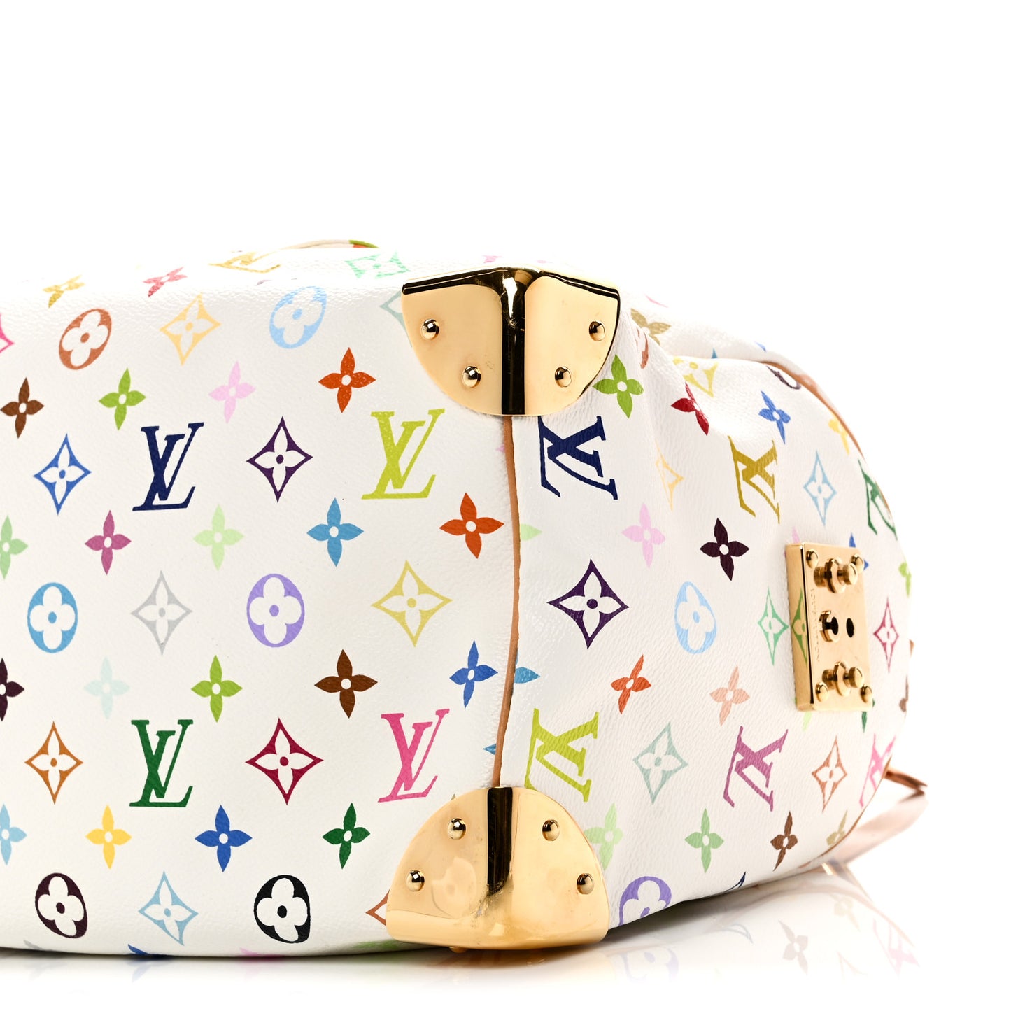 Monogram Multicolor Speedy 30 White