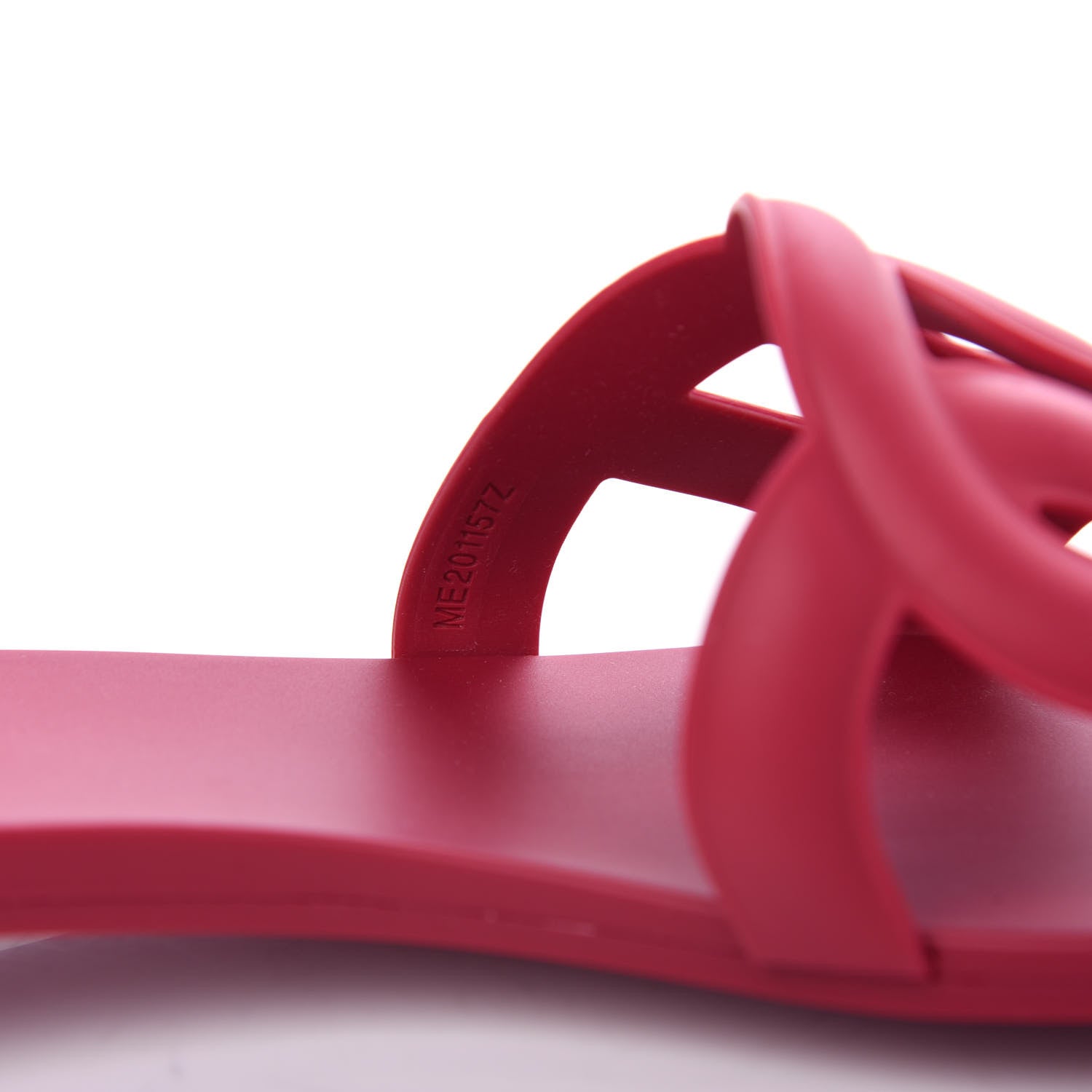 Hermes Rubber Aloha Sandals 37 Rose Baie 10 of 11