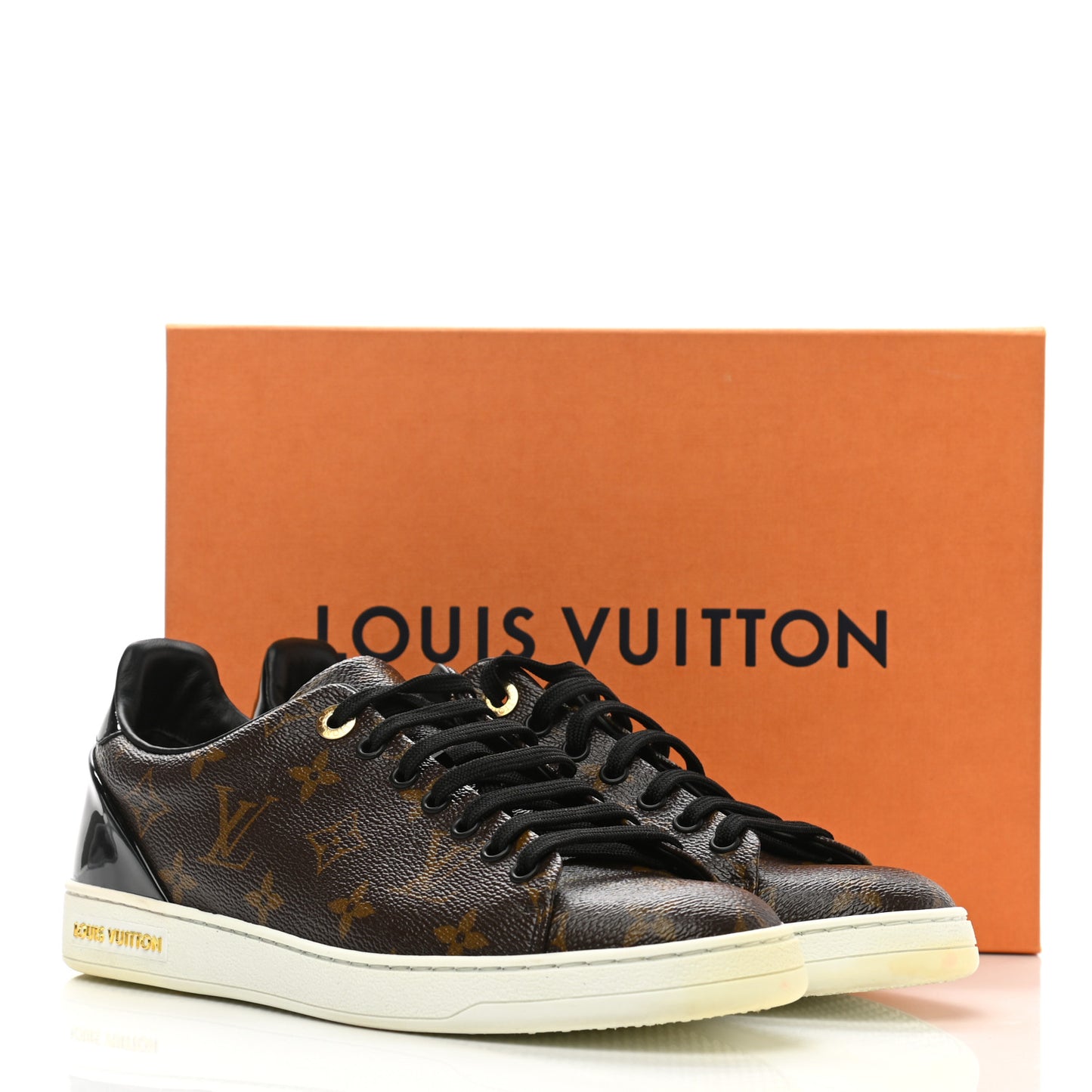 Patent Monogram Frontrow Sneakers 40
