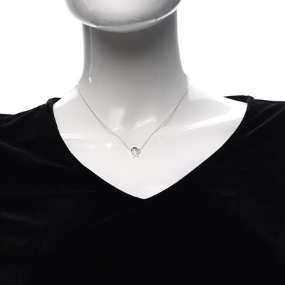 Tiffany Sterling Silver Mini Paloma Picasso Loving Heart Pendant Necklace 2 of 5