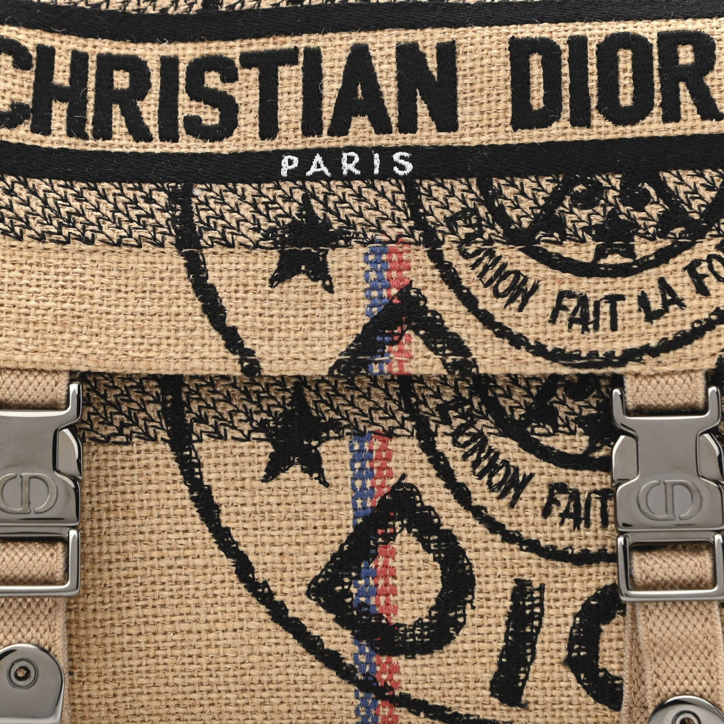 Canvas Diorcamp Messenger Beige