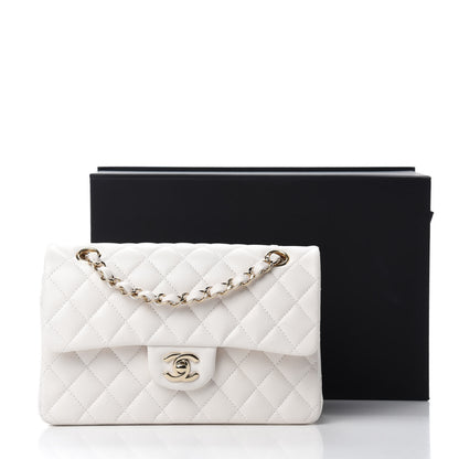 Chanel Caviar Quilted Small Double Flap White 11 of 11