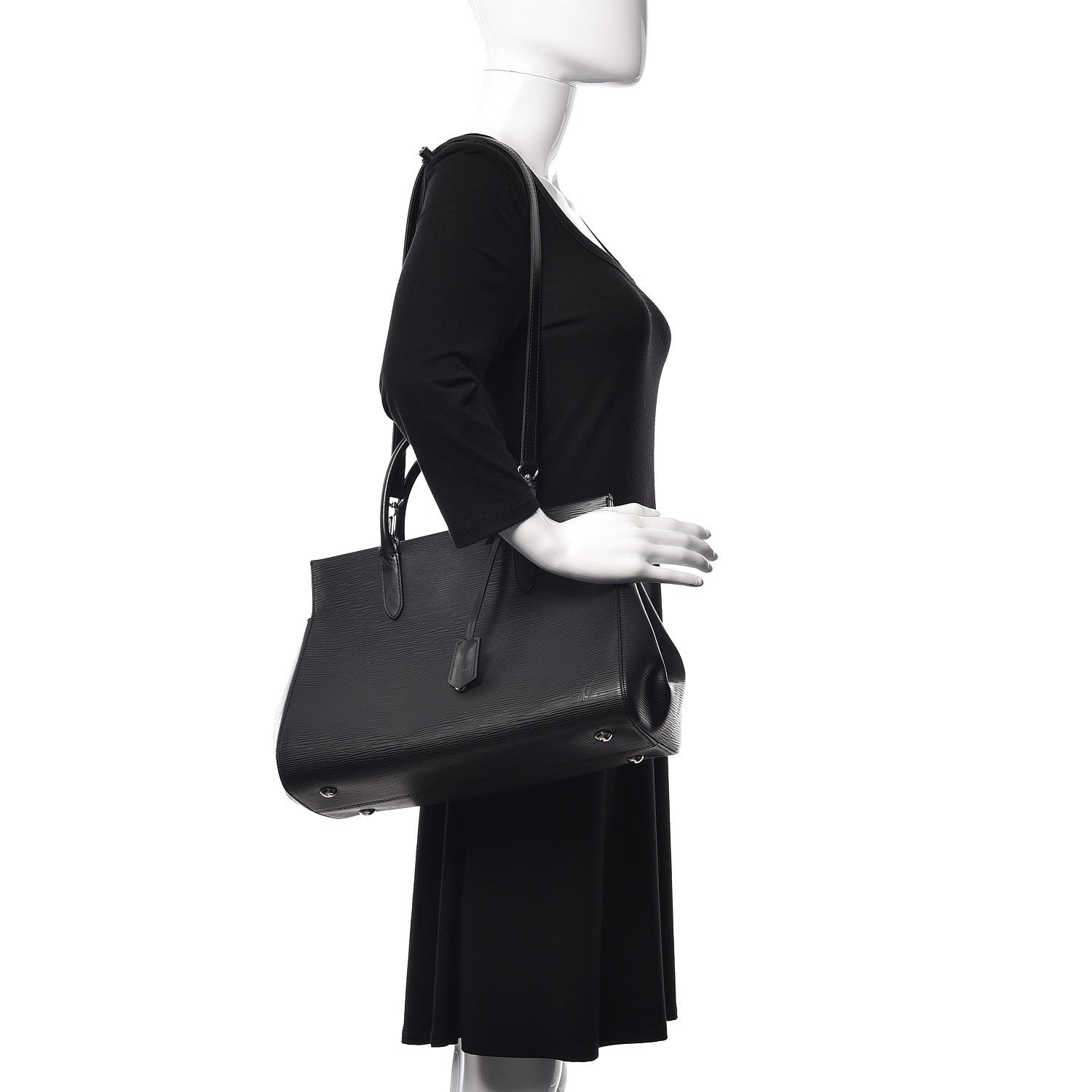 Louis Vuitton Epi Marly MM Black 2 of 13