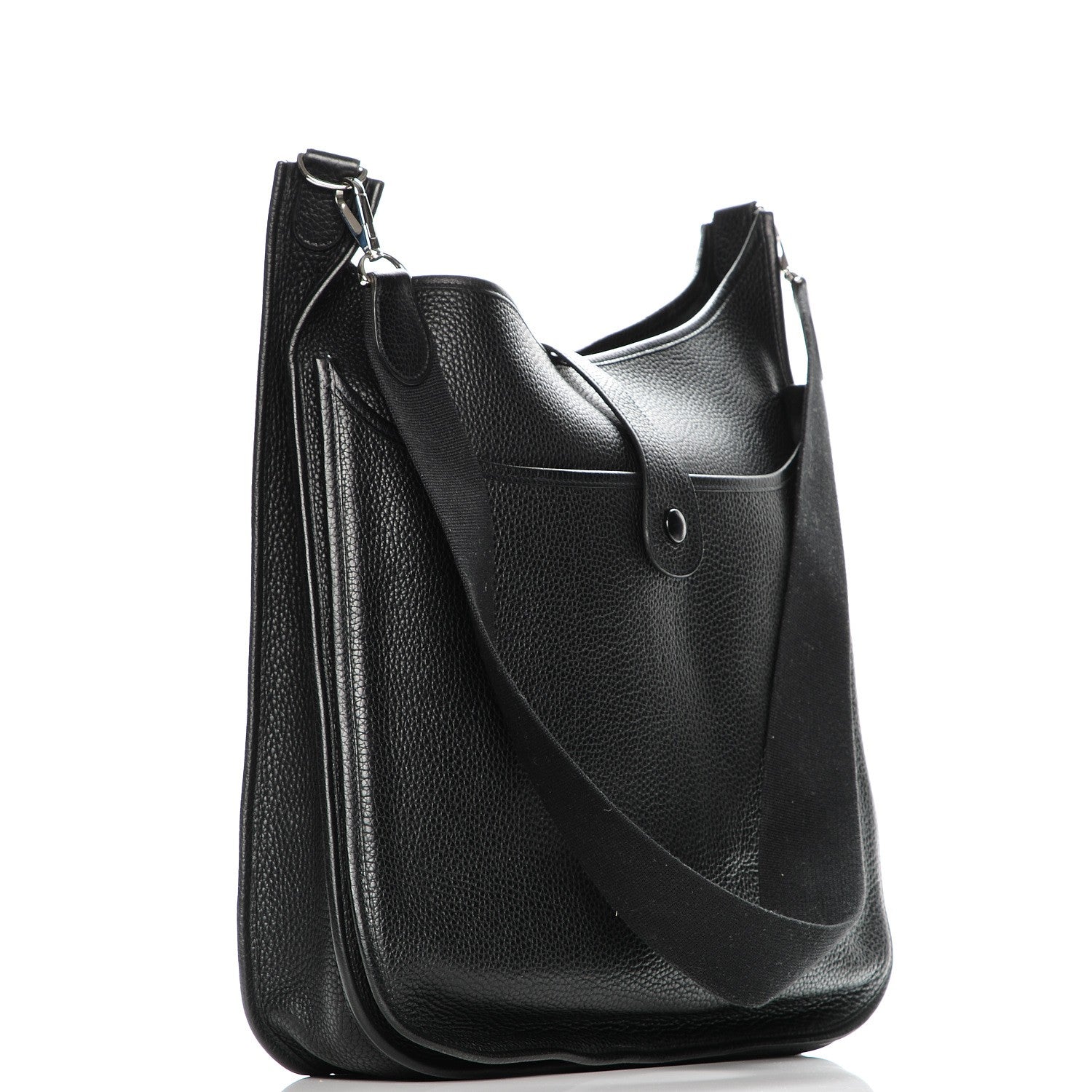 Hermes Taurillon Clemence Evelyne II TGM Black 3 of 7