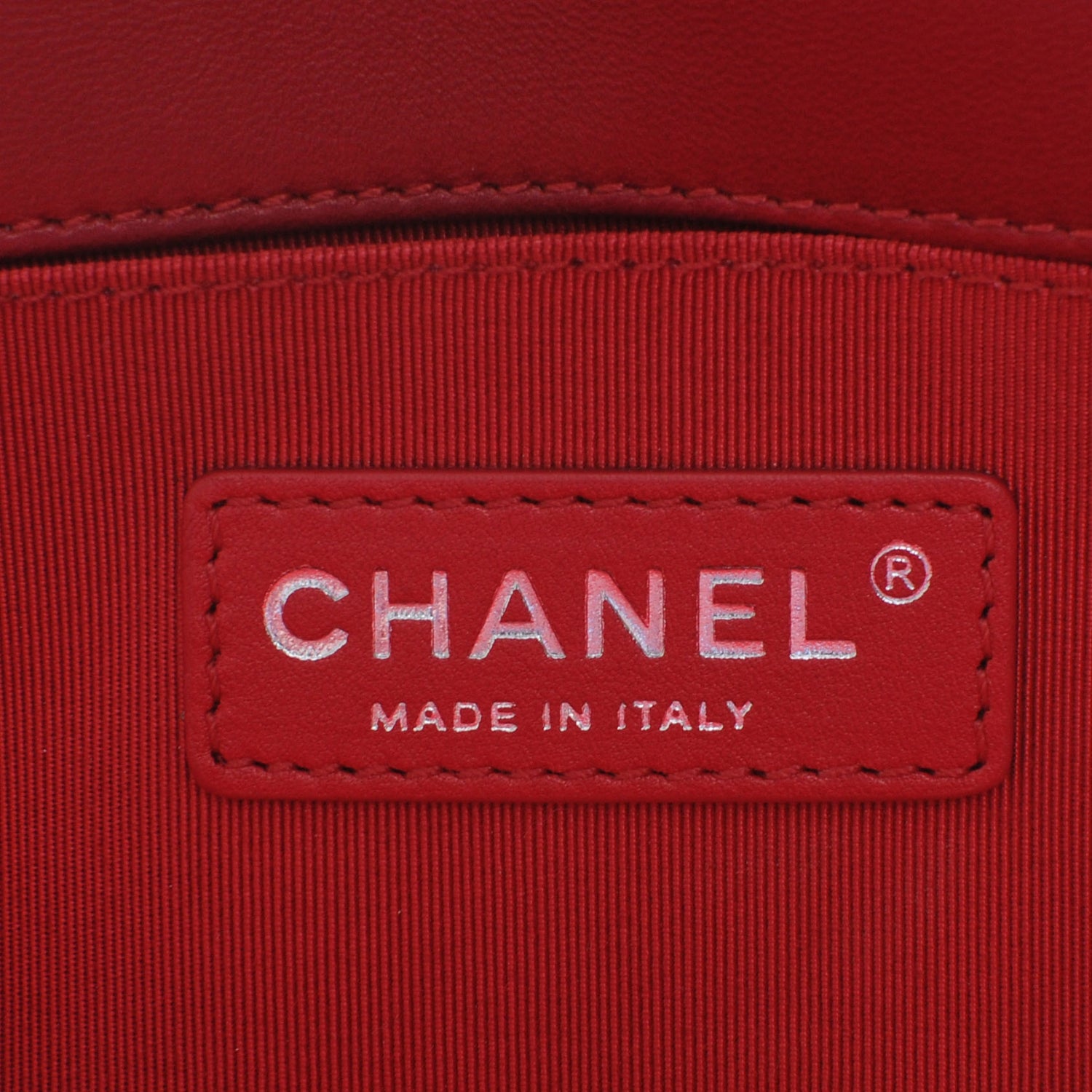 Chanel Lambskin Quilted Medium Boy Flap Black Castillan 7 of 7