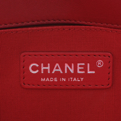 Chanel Lambskin Quilted Medium Boy Flap Black Castillan 7 of 7