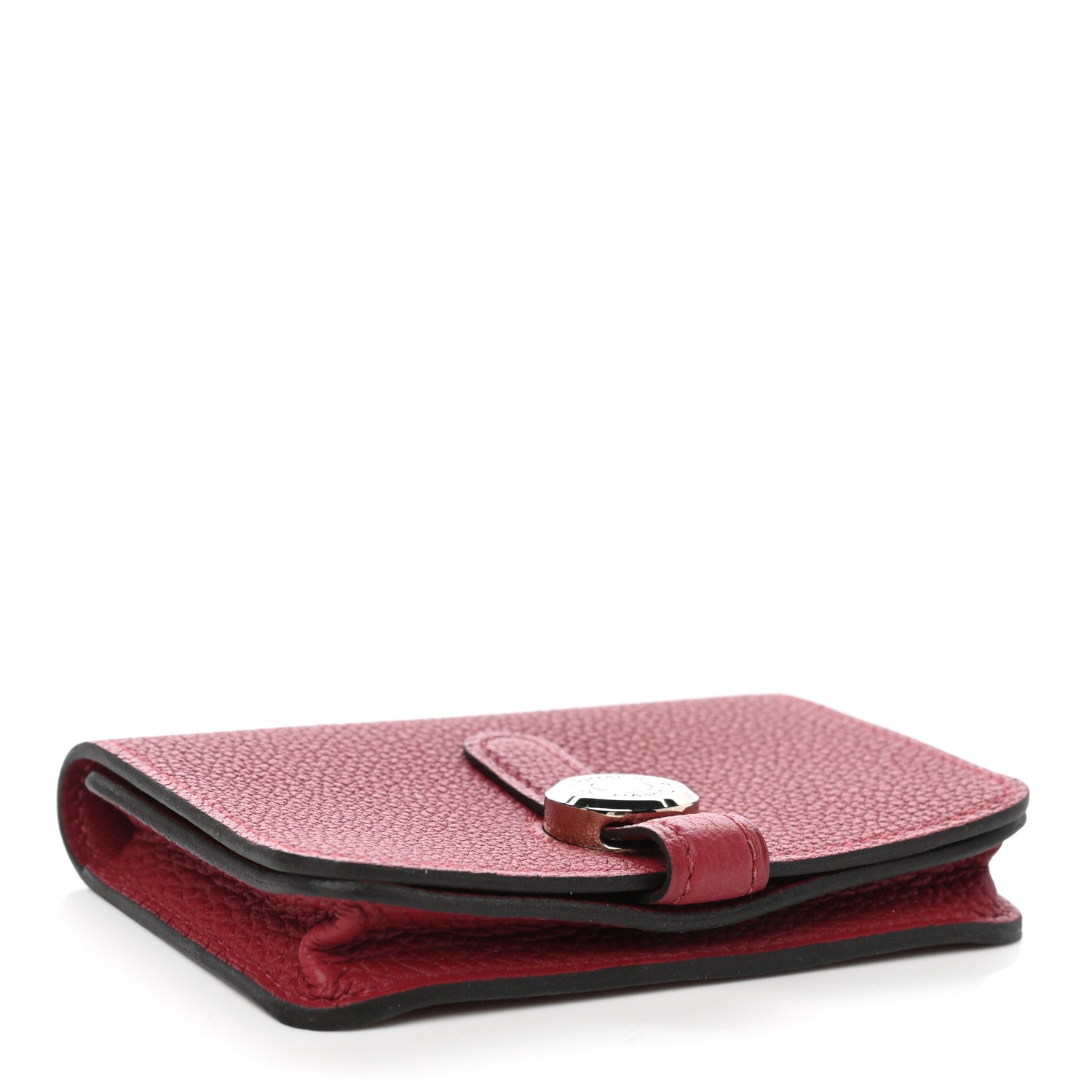 Hermes Togo Dogon Card Case Rouge Grenat 4 of 8