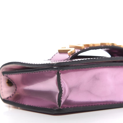 Christian Dior Metallic Calfskin J'Adior Mini Chain Flap Bag Pink 6 of 9