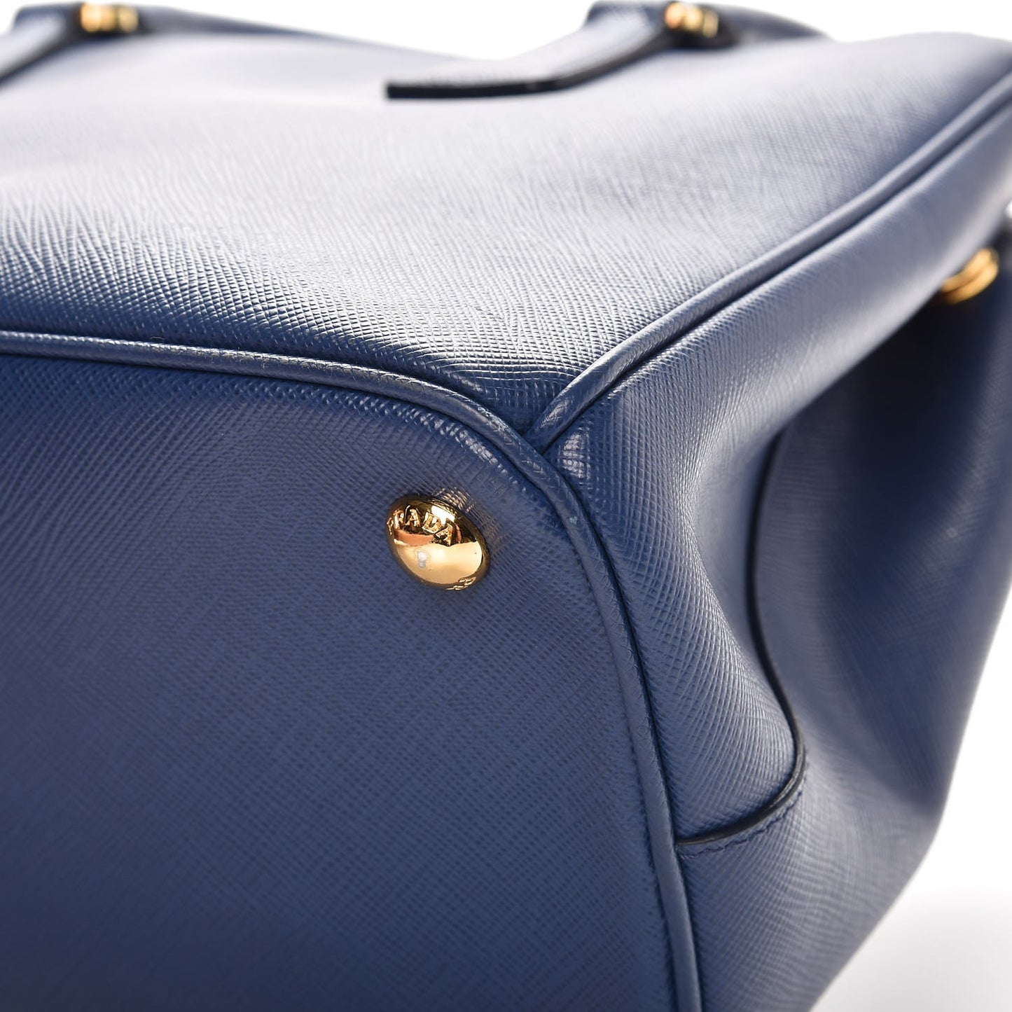 Saffiano Small Galleria Double Zip Tote Bluette