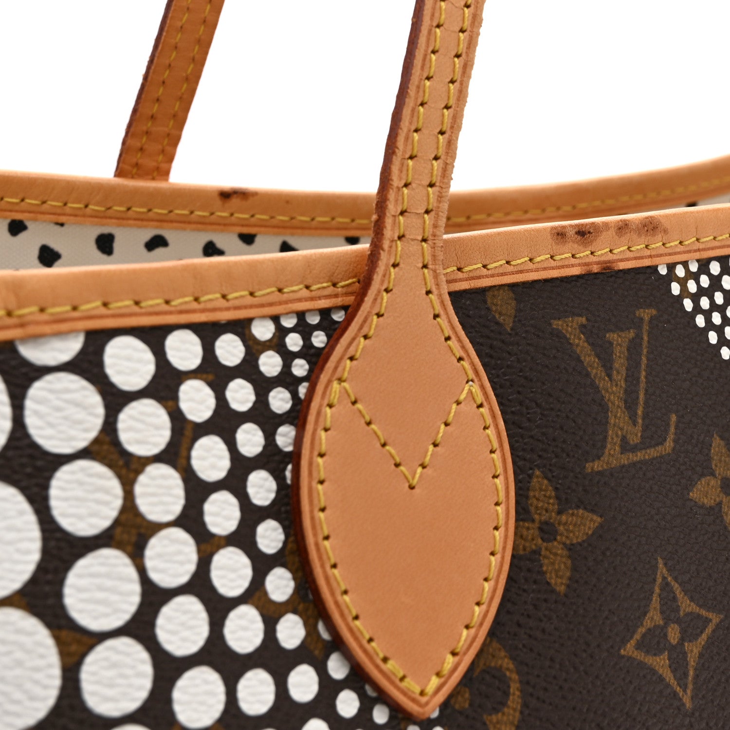 Louis Vuitton Monogram Kusama Waves Neverfull MM White 11 of 11