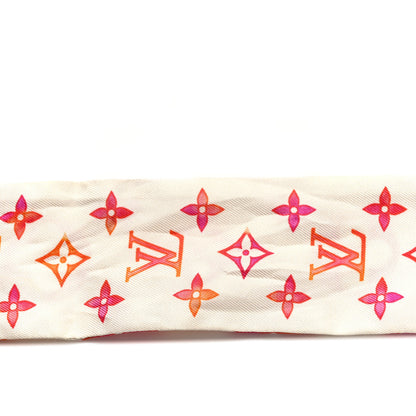 Louis Vuitton Silk Monogram LV Tiles BB Bandeau Coral 5 of 6