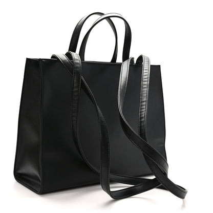 Telfar Vegan Leather Medium Shopping Bag Black 3 of 8