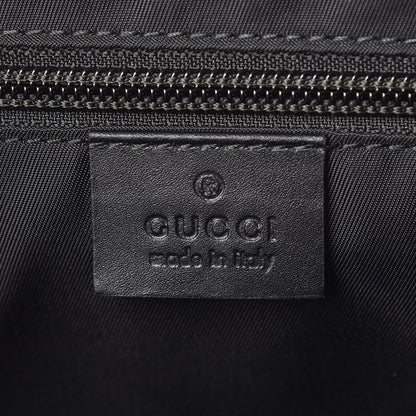 Gucci GG Supreme Monogram Web Flap Messenger Bag Black 6 of 7