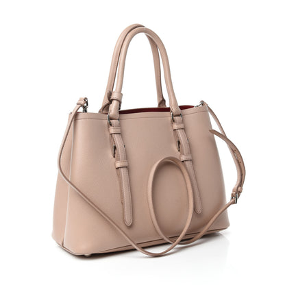 Prada Saffiano Cuir Small Double Handle Tote Cammeo 3 of 10