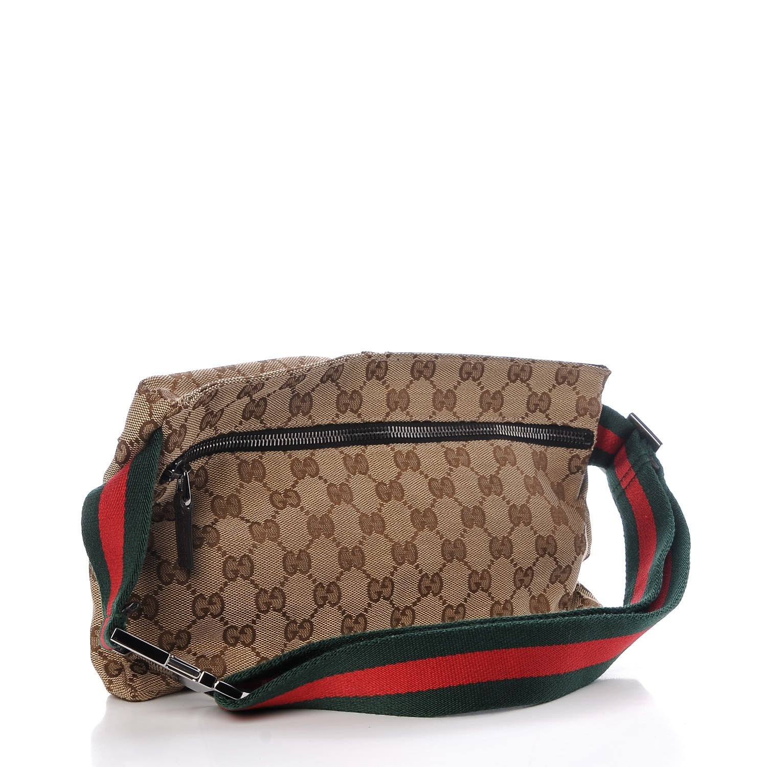 Gucci Monogram Web Belt Bag Dark Brown 3 of 8