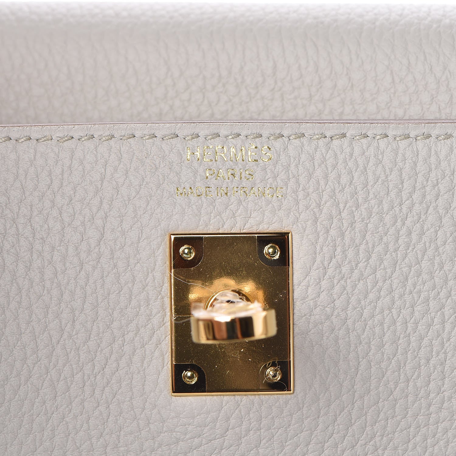 Hermes Togo Kelly Retourne 25 Craie 22 of 55