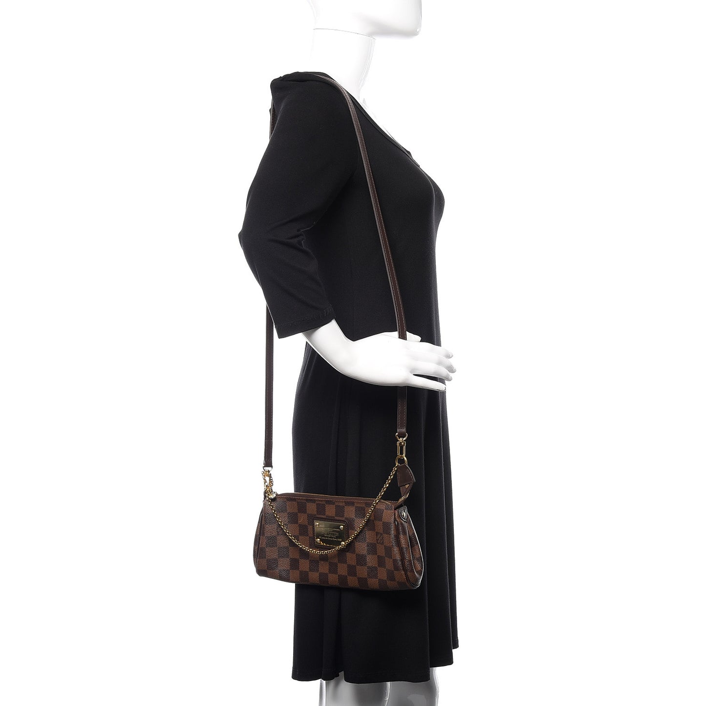 Damier Ebene Eva Clutch