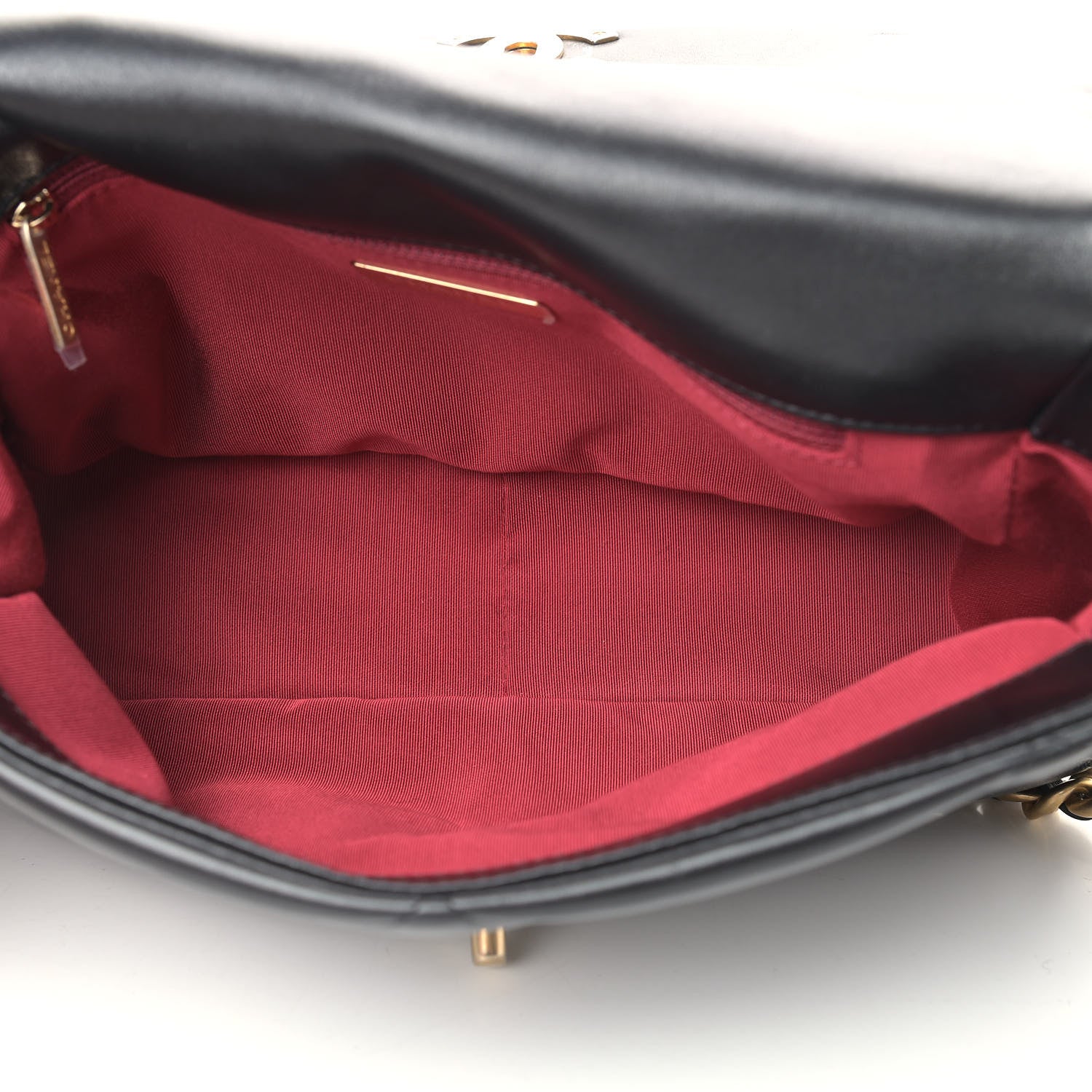 Chanel Lambskin Quilted Large Chanel 19 Flap Black 5 of 10