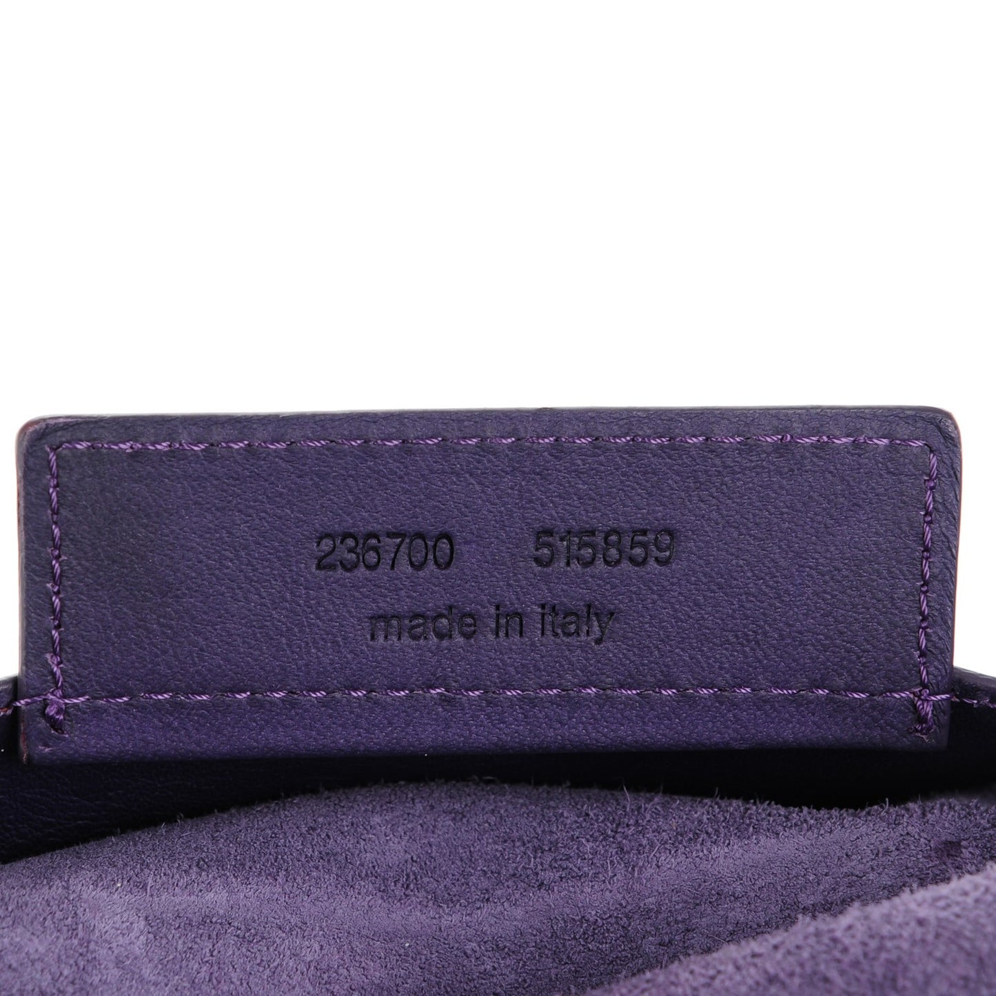Veau Mini Papier Tote Purple