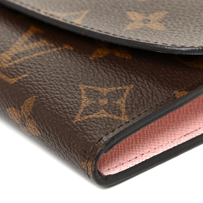 Louis Vuitton Monogram Emilie Wallet Rose Ballerine 9 of 10